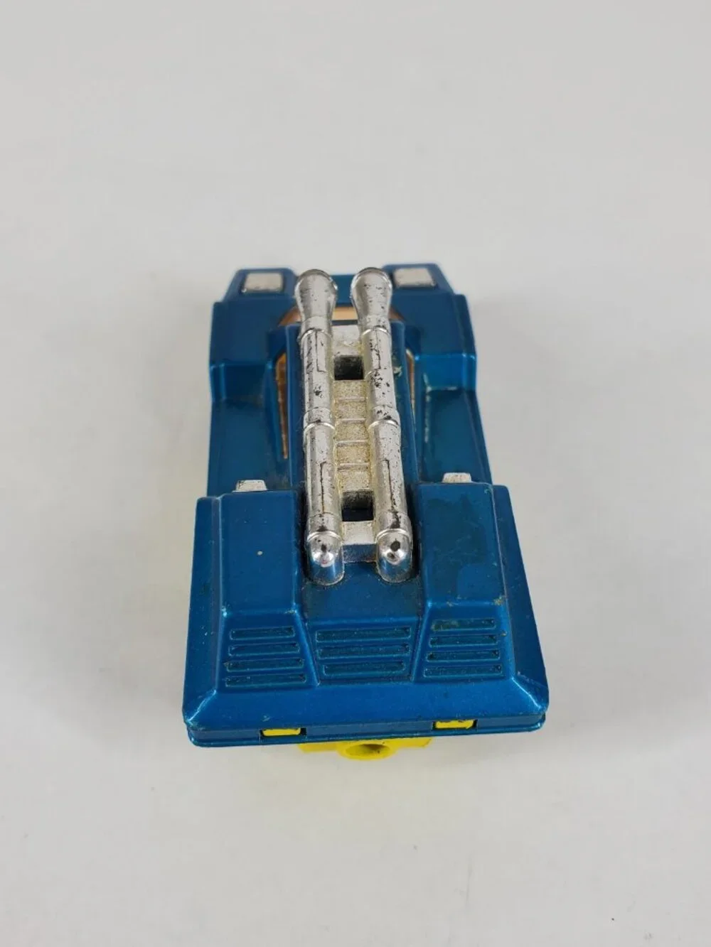 Vintage Matchbox Lesney Superfast Number 68 Cosmobile Metallic Blue & Yellow